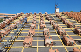 Travaux réflexion complète de toitures sur la commune de St Raphaël 