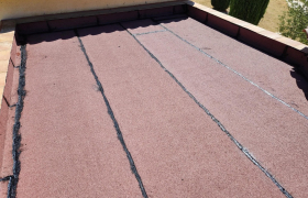 Travaux de toit terrasse reprise de l'anti-étanchité complète travaux effectués sur la commune de pourrière
