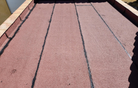Travaux de toit terrasse reprise de l'anti-étanchité complète travaux effectués sur la commune de pourrière